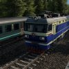 busy train tracks